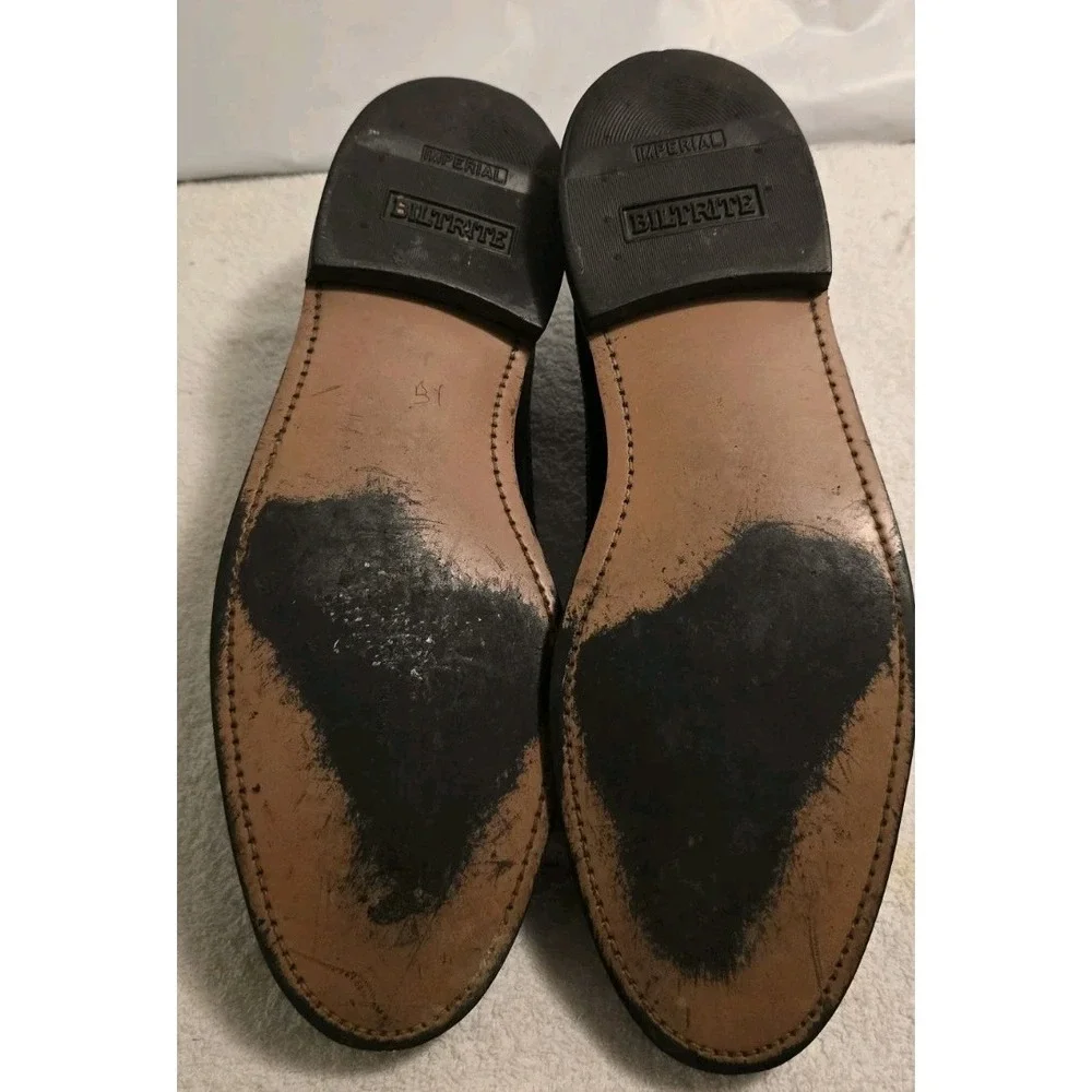 Vintage Biltrite Imperial‎ Dress Shoes Oxford Wingtip Men's 11.5D Leather